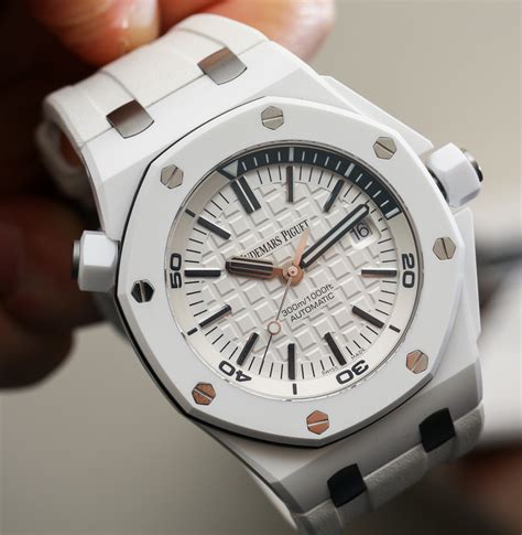 audemars piguet royal oak offshore ss white theme|audemars piguet price.